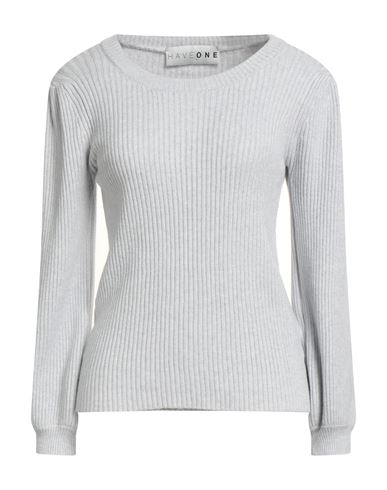Woman Sweater Light grey Size ONESIZE Viscose, Polyester, Polyamide