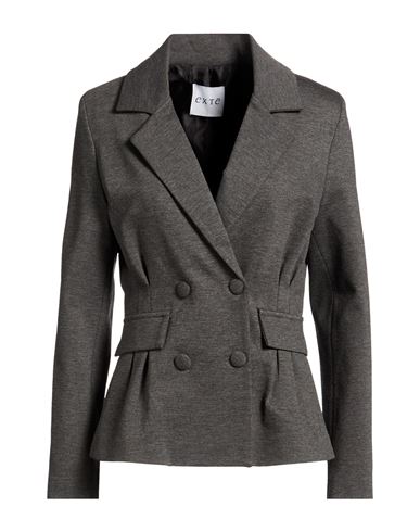 Woman Blazer Grey Size S Viscose, Nylon, Elastic fibres