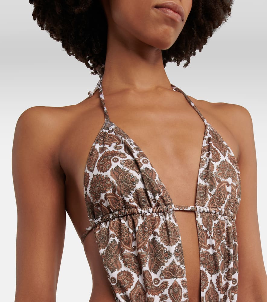 Amor printed swimsuit