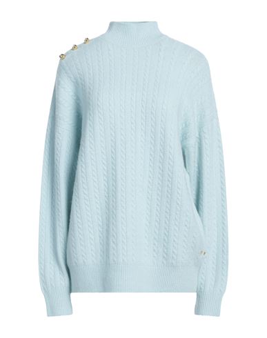 Woman Turtleneck Sky blue Size M Acrylic, Polyamide, Wool, Elastane