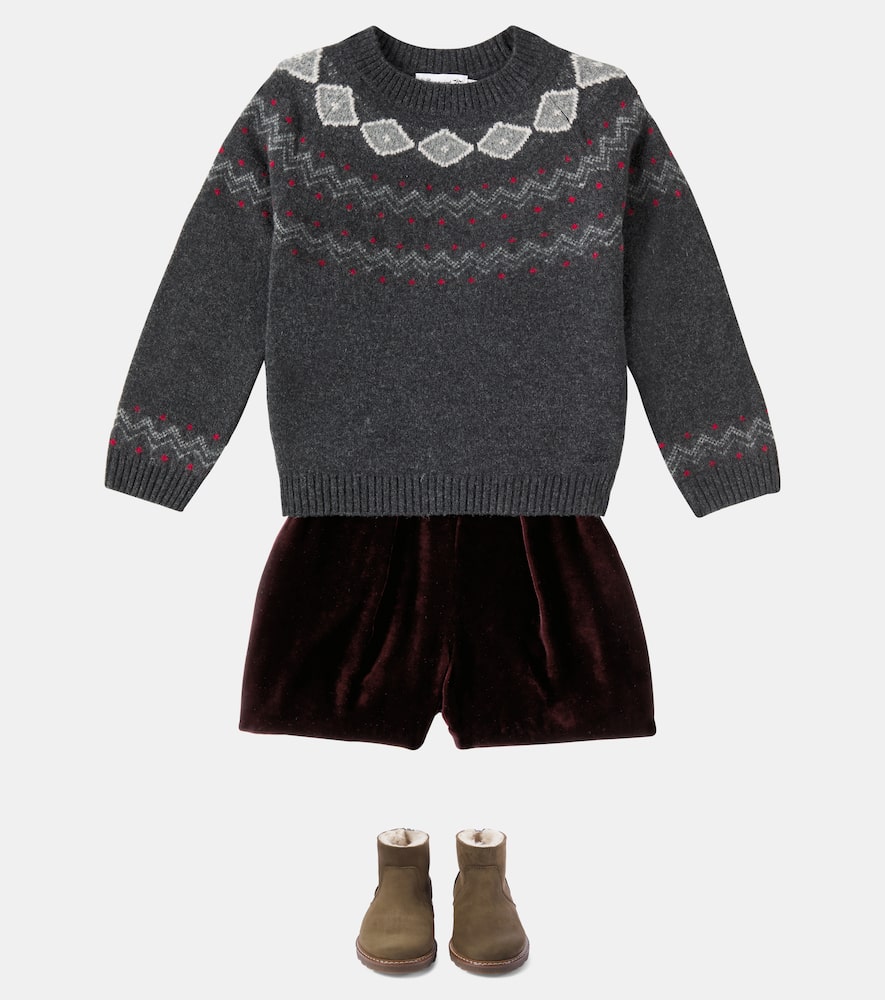 Bonpoint Grimaldi jacquard wool sweater