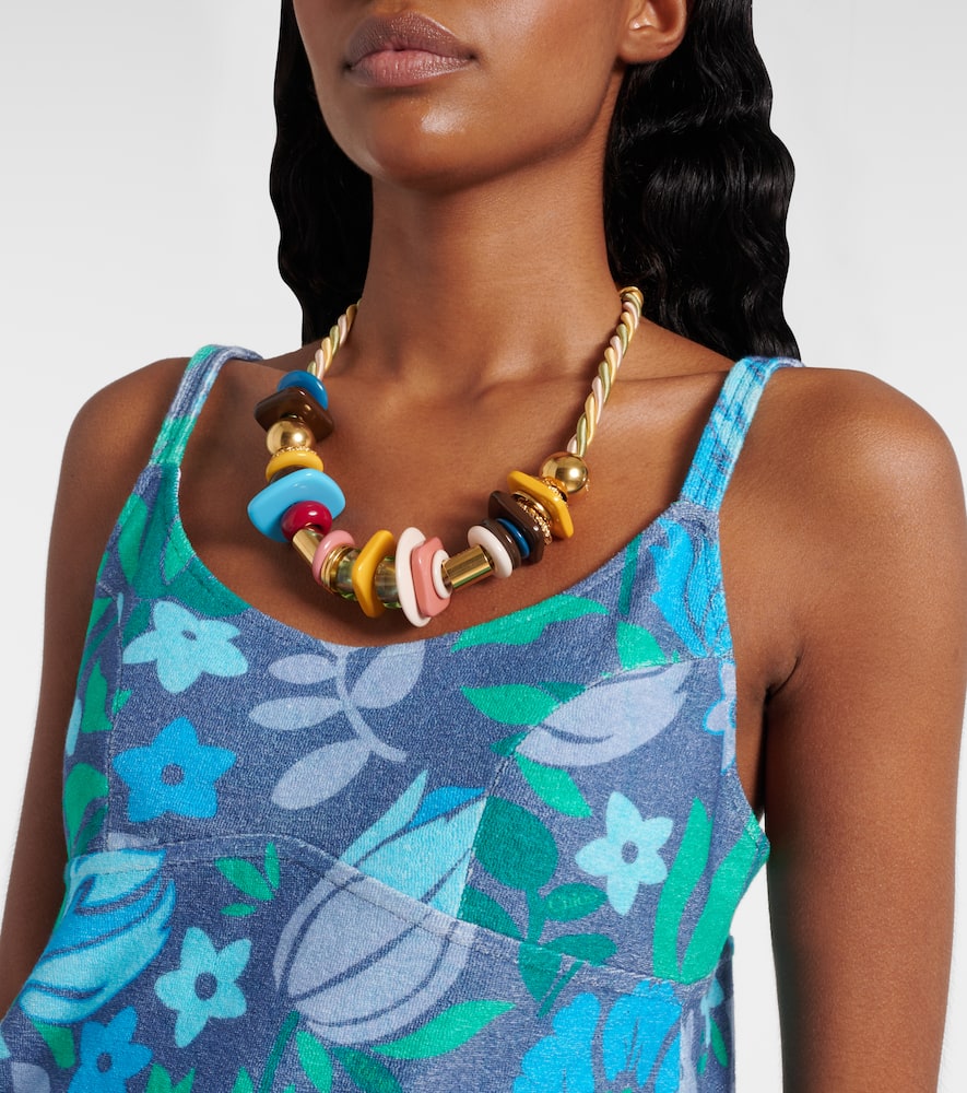 Chloé Floral cotton jersey minidress