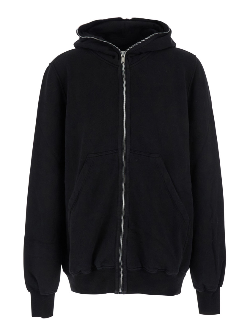 Black Zip-Up Hoodie