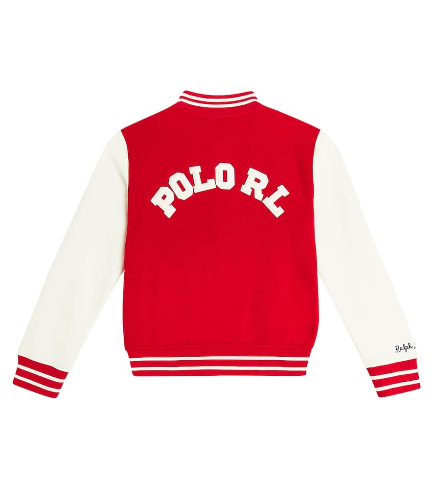 Logo cotton-blend jacket