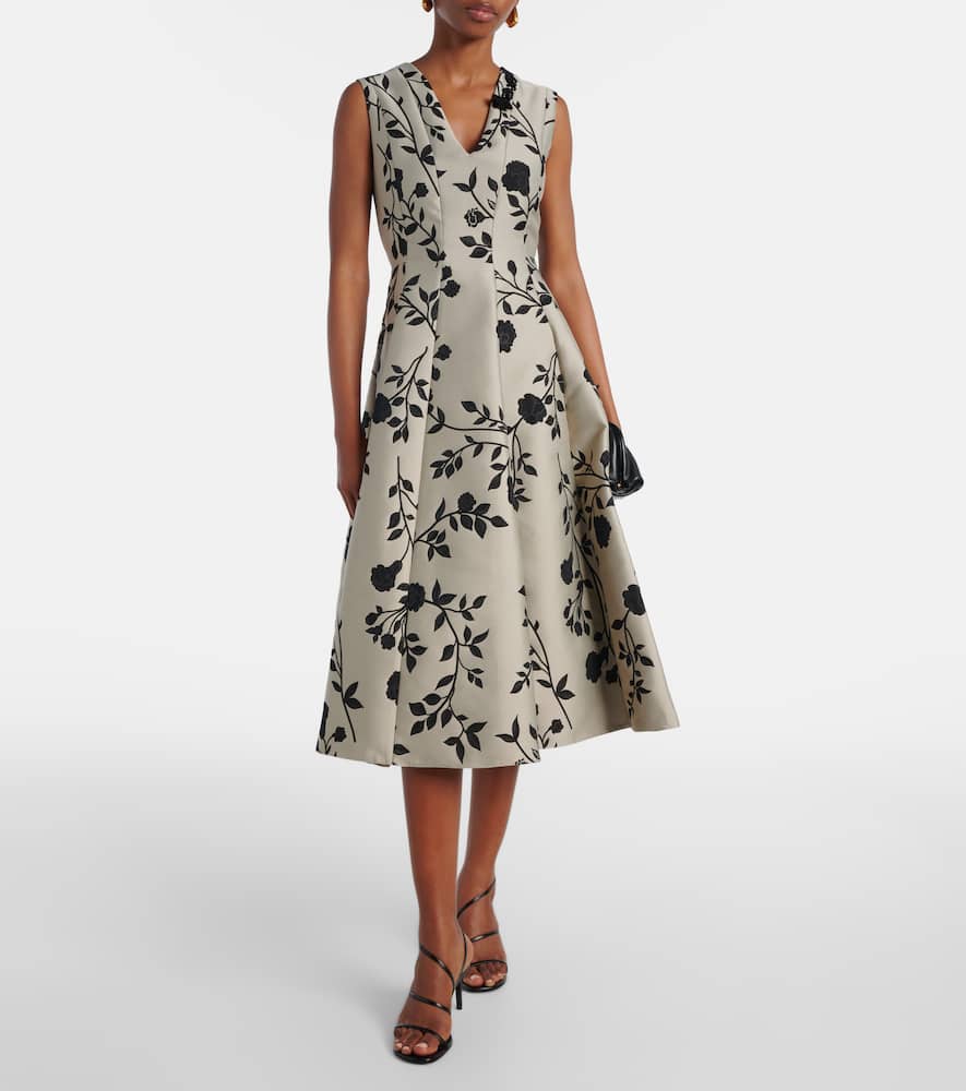 Clea floral midi dress