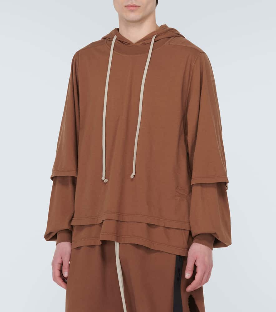 Cotton jersey hoodie