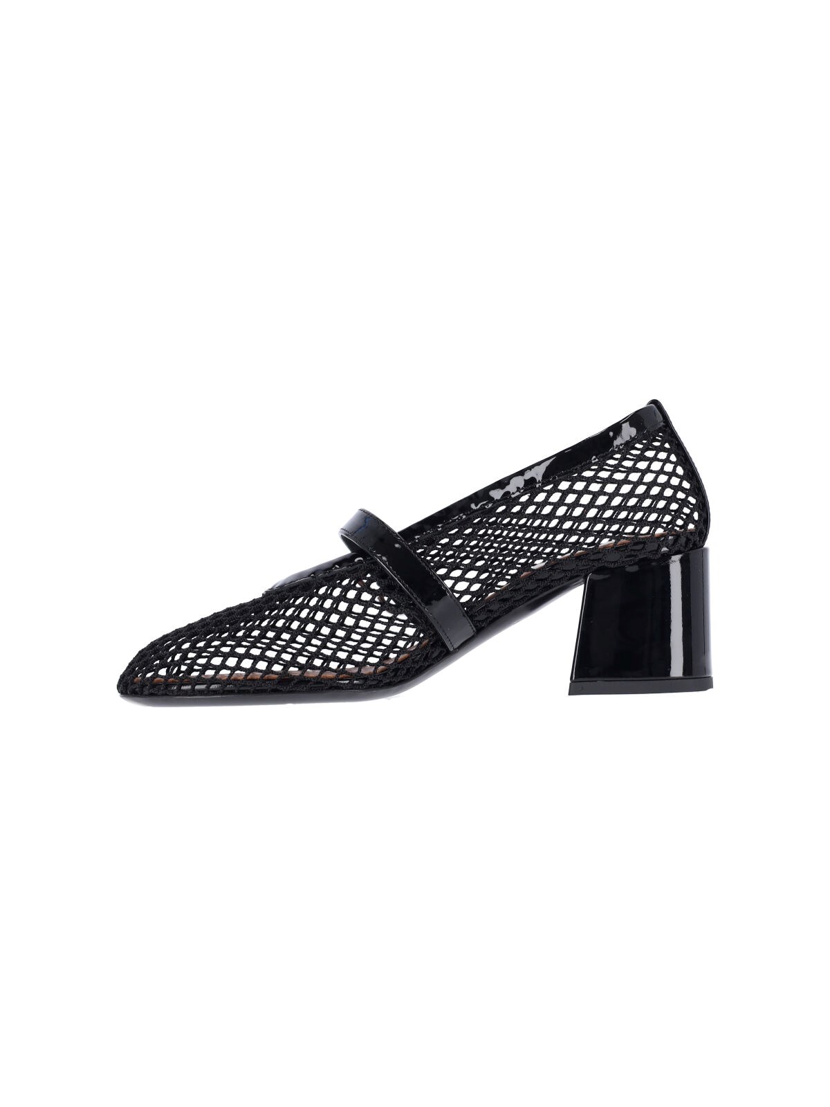 Mary-Jane Mesh Pumps