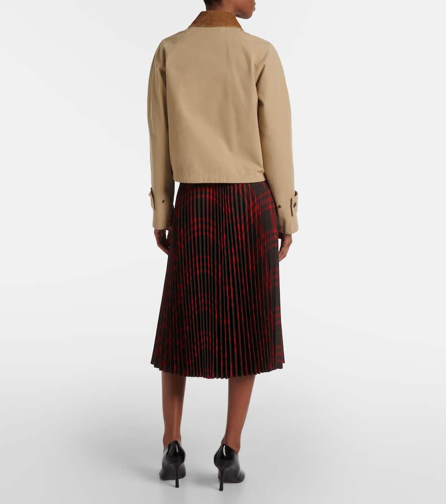 Cotton gabardine jacket