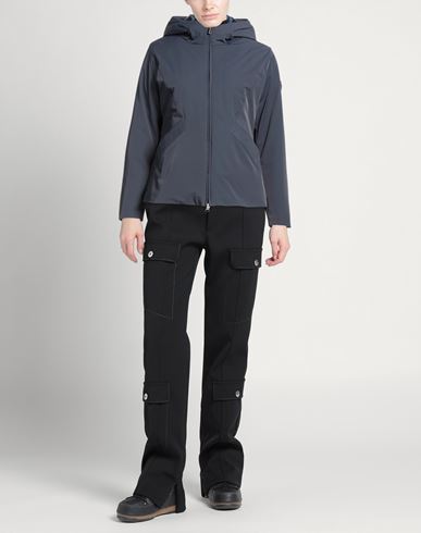 Woman Jacket Navy Size 6 Polyamide, Elastane