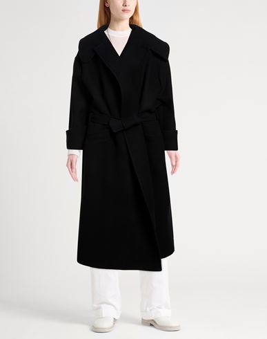 Woman Coat Black Size S Cashmere