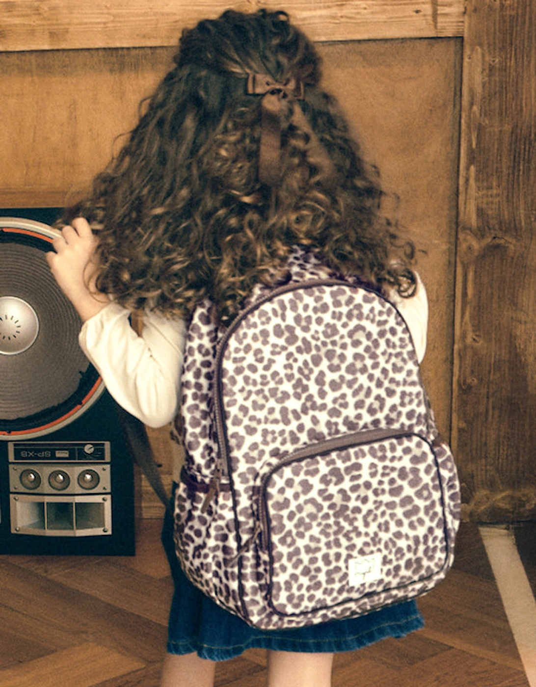 Mayoral Girl's Girls Brown Printed Backpack and Pencil Case