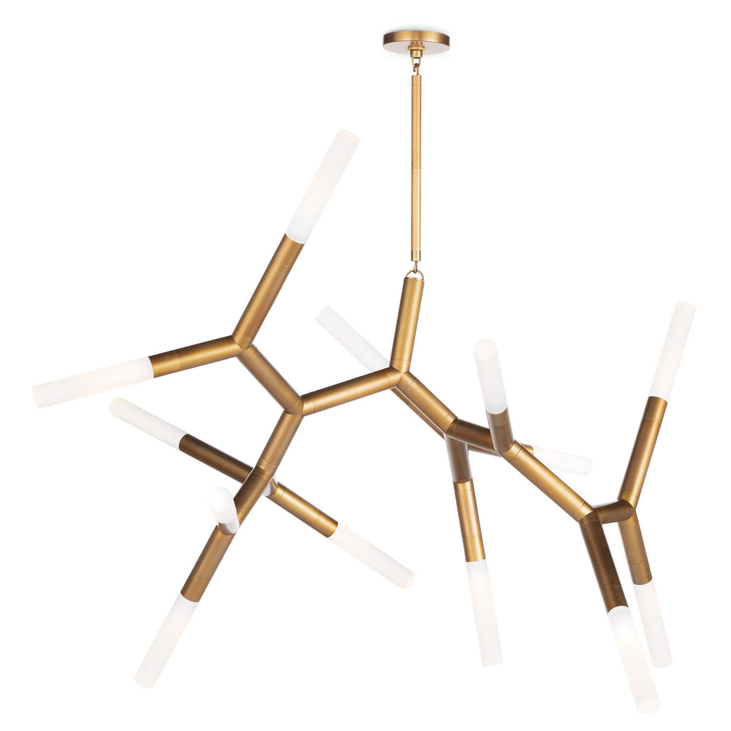 Natural Brass Chandelier from the Traveler Collection