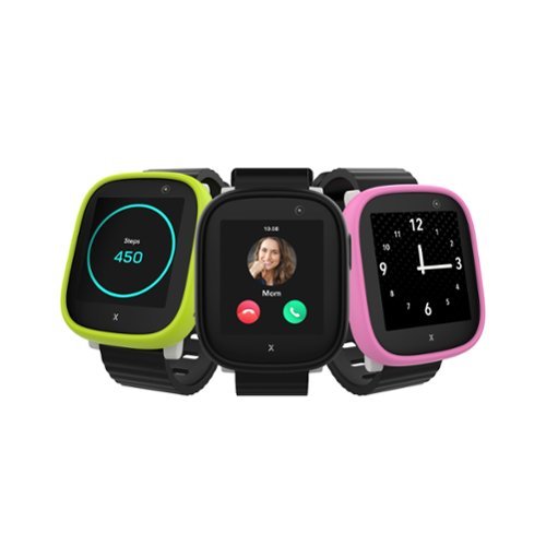 Kids' X6Play (GPS + Cellular) Smart Watch 42mm Calls, Messages, SOS, GPS Tracker, Camera, Step Counter, SIM Card - Black