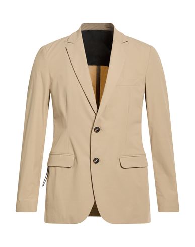 Man Blazer Beige Size 44 Polyamide, Elastane