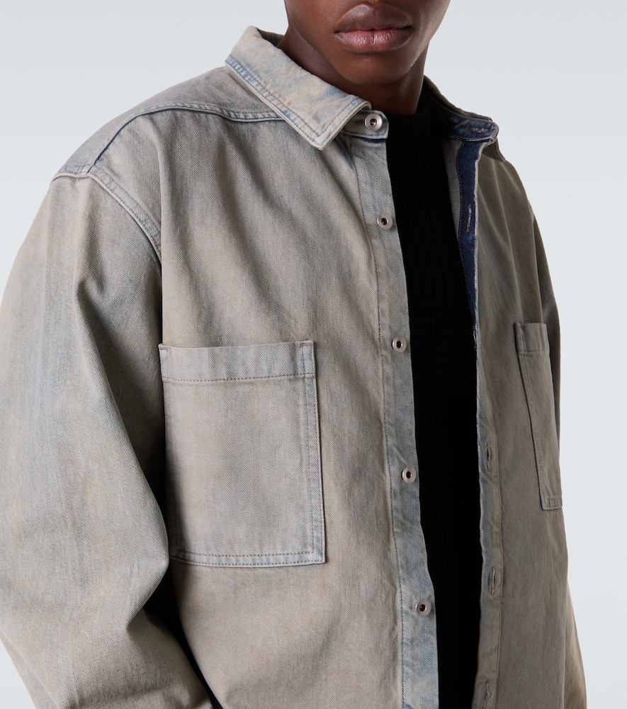 Faded denim shirt
