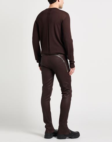 Man Sweater Chocolate brown Size M Virgin Wool