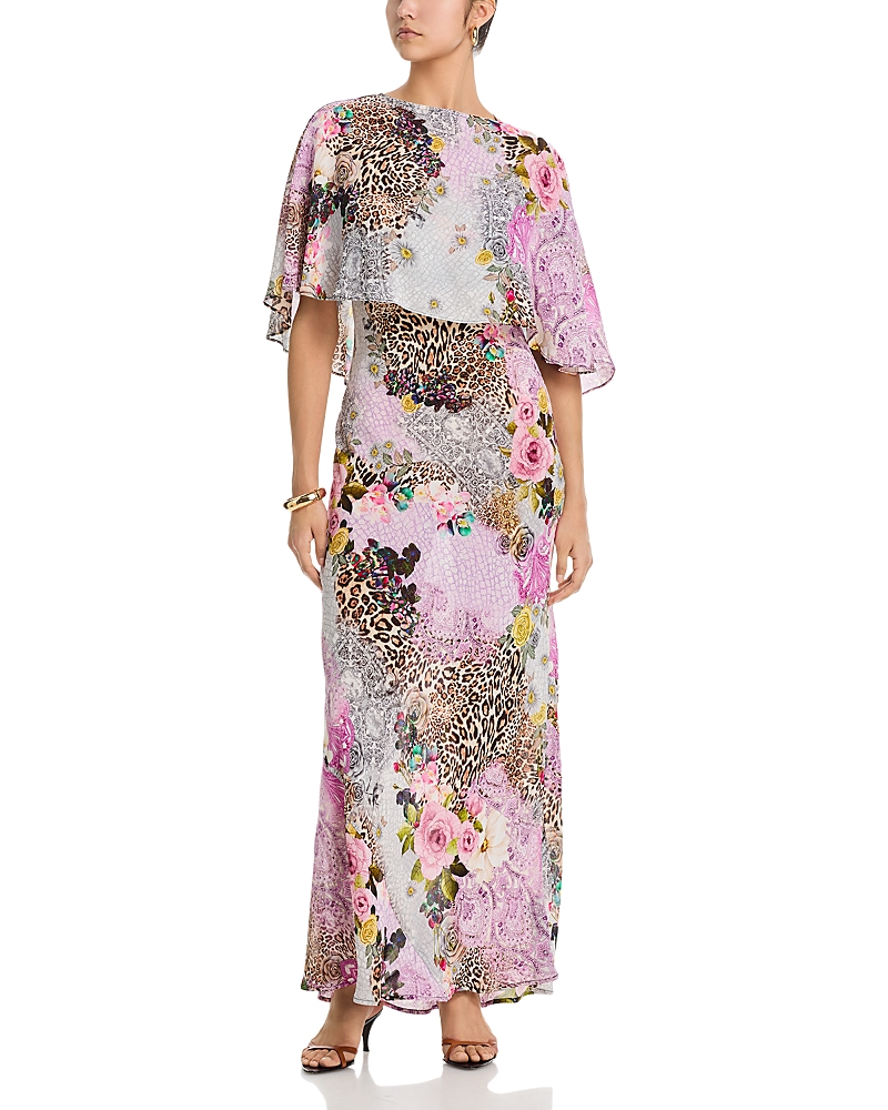 Izel Cape Maxi Dress