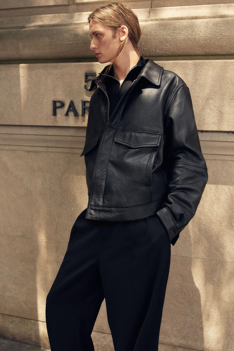 Leather Flight Jacket