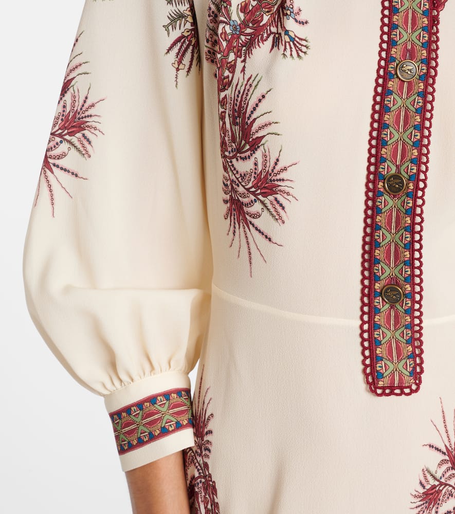 Paisley shirt dress
