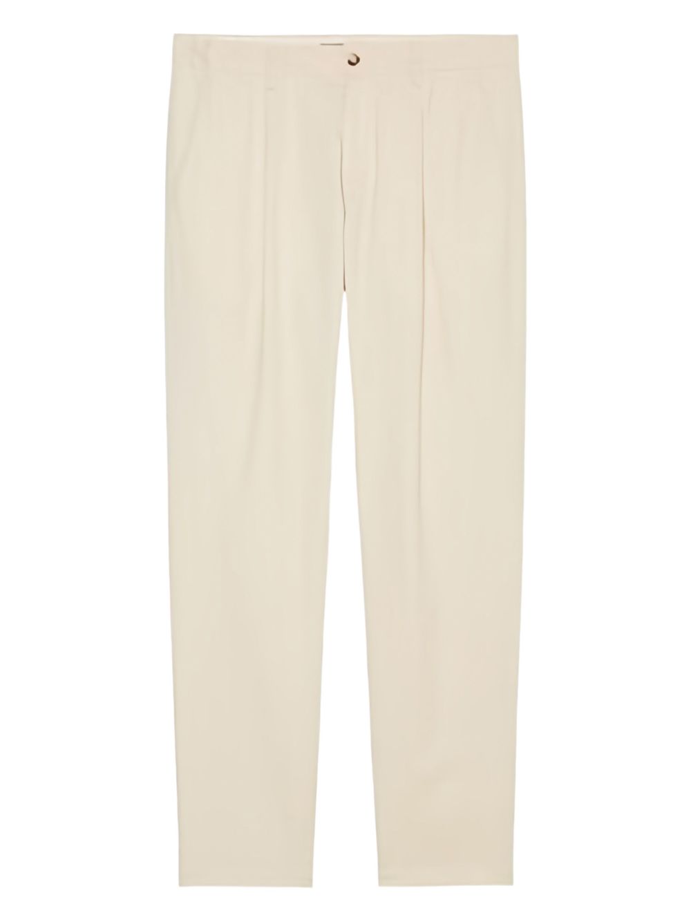Pleat-detailed trousers - Neutrals