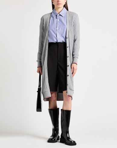 Woman Cardigan Grey Size 2 Cashmere
