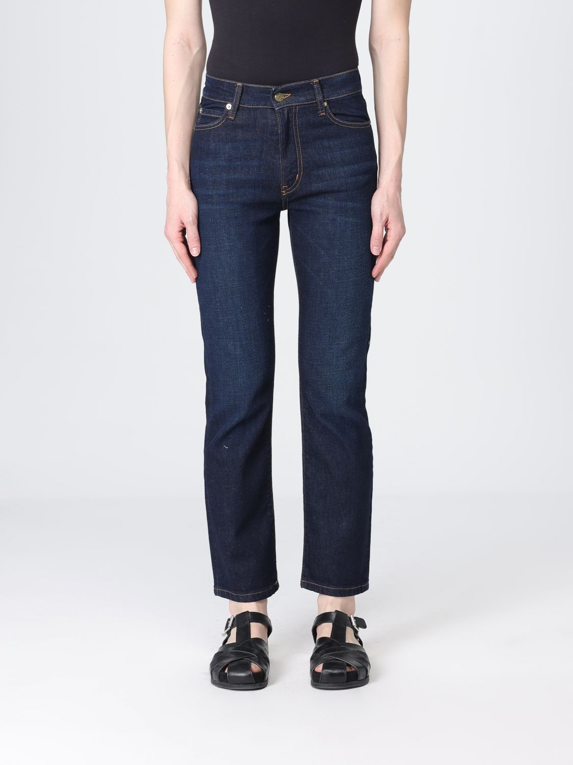 Jeans Woman color Denim