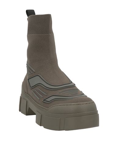 Vic Matiē Woman Ankle boots Military green Size 6 Textile fibers