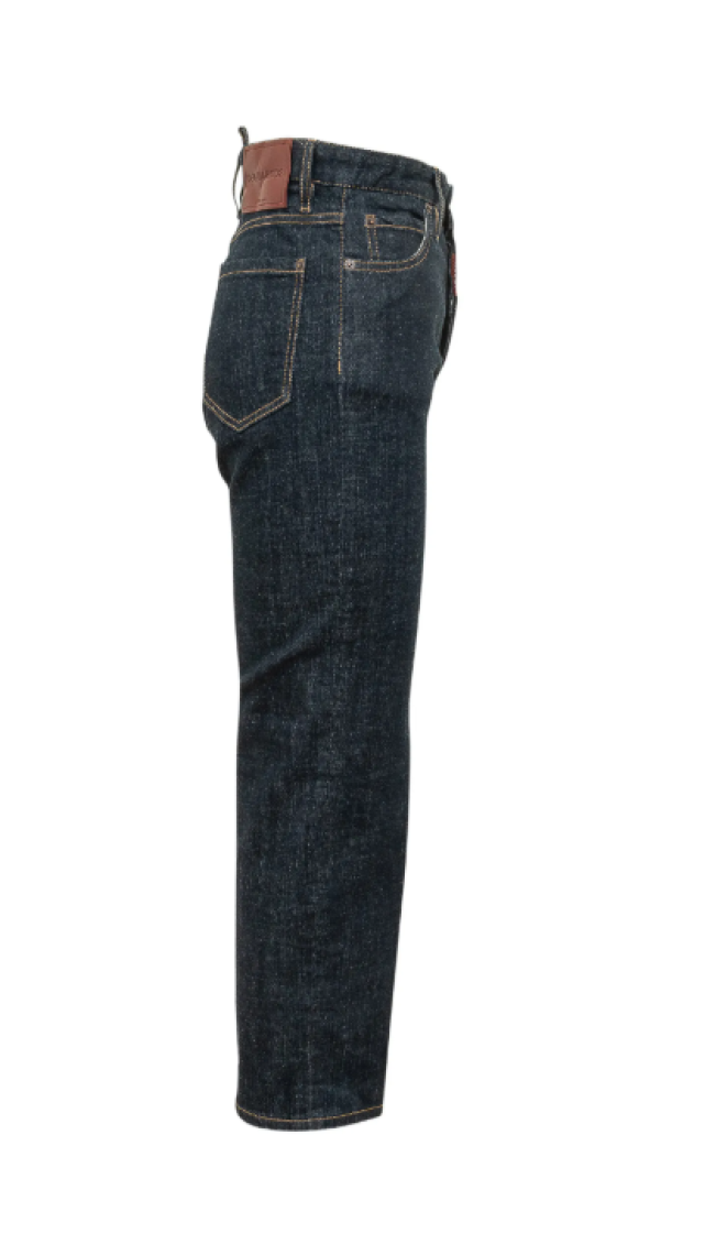Dsquared2 - trousers five pockets belt loops contrast stitching