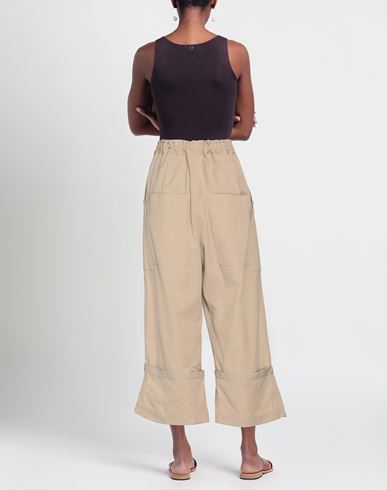 Woman Pants Beige Size 2 Viscose, Cotton