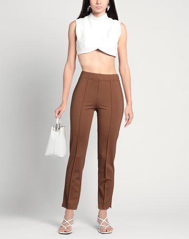 Woman Pants Brown Size 2 Viscose, Nylon, Elastane
