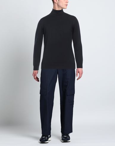 Alpha Studio Man Turtleneck Midnight blue Size 44 Merino Wool