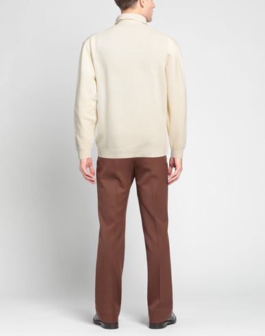 Man Turtleneck Cream Size XXL Wool, Polyamide