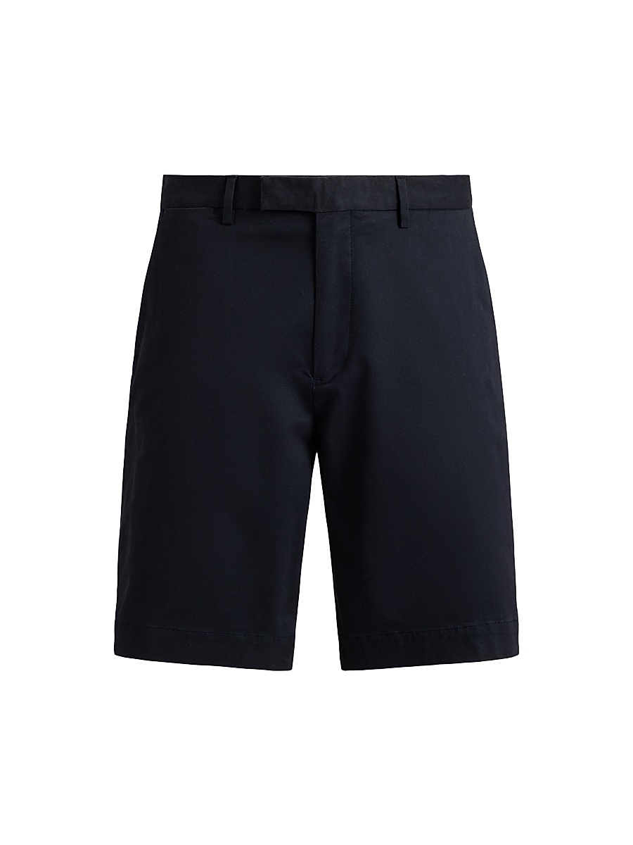 Men's Stretch-Cotton Twill Shorts - Aviator Navy