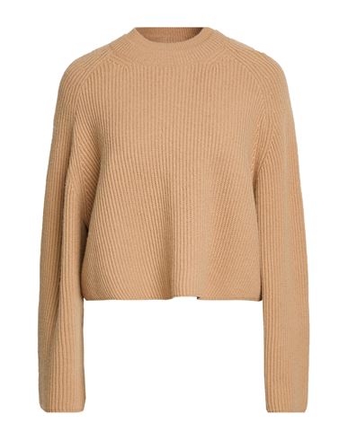 Woman Sweater Camel Size L Wool, Cashmere