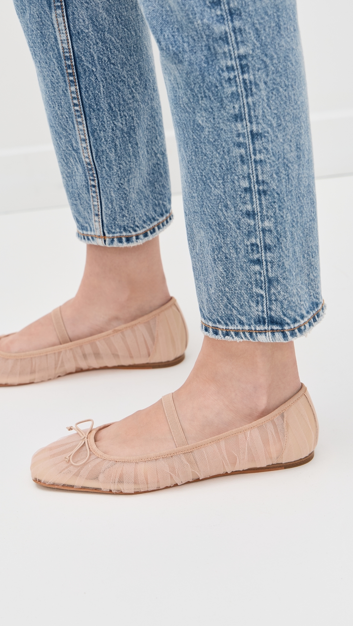Raeven Flats Praline Tulle