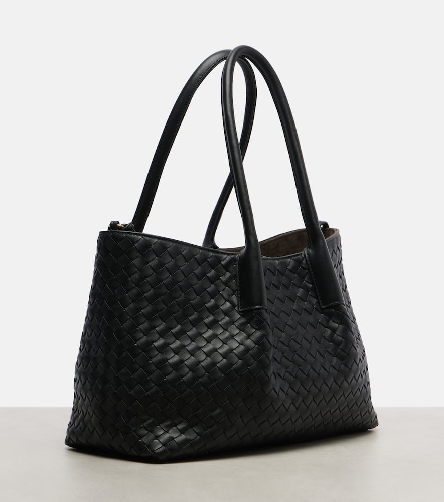 Pinacoteca Small reversible leather tote bag