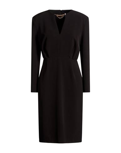 Woman Midi dress Black Size 6 Polyester, Elastane