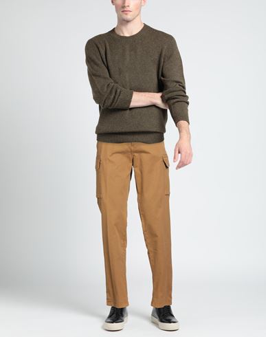 Man Pants Camel Size 28 Cotton, Elastane