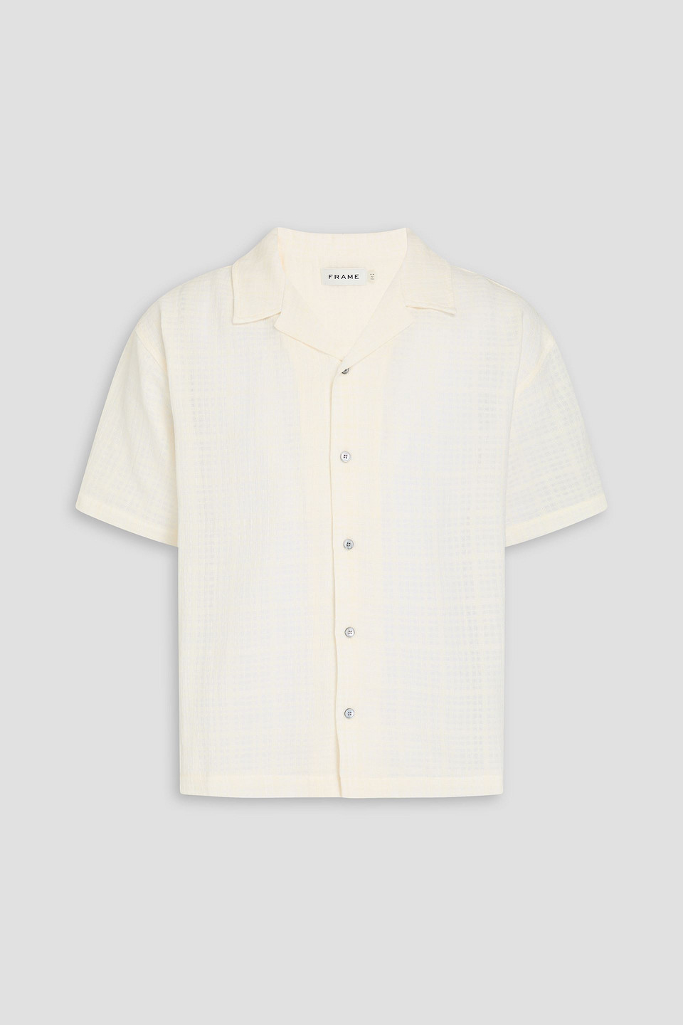 FRAME - Cotton-gauze shirt - White - S