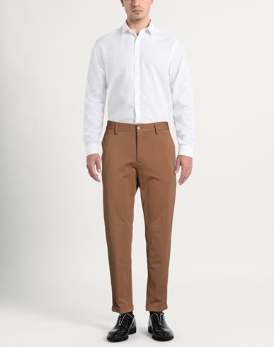 Man Pants Camel Size 38 Cotton, Polyamide, Elastane