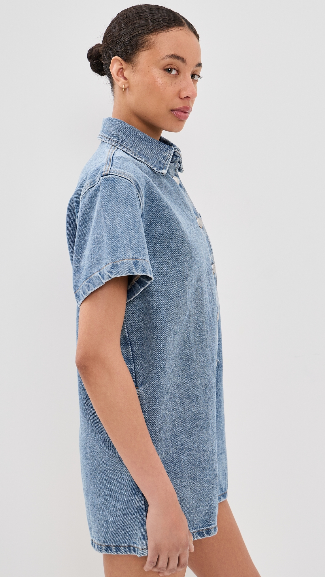 Short Sleeve Romper Vintage