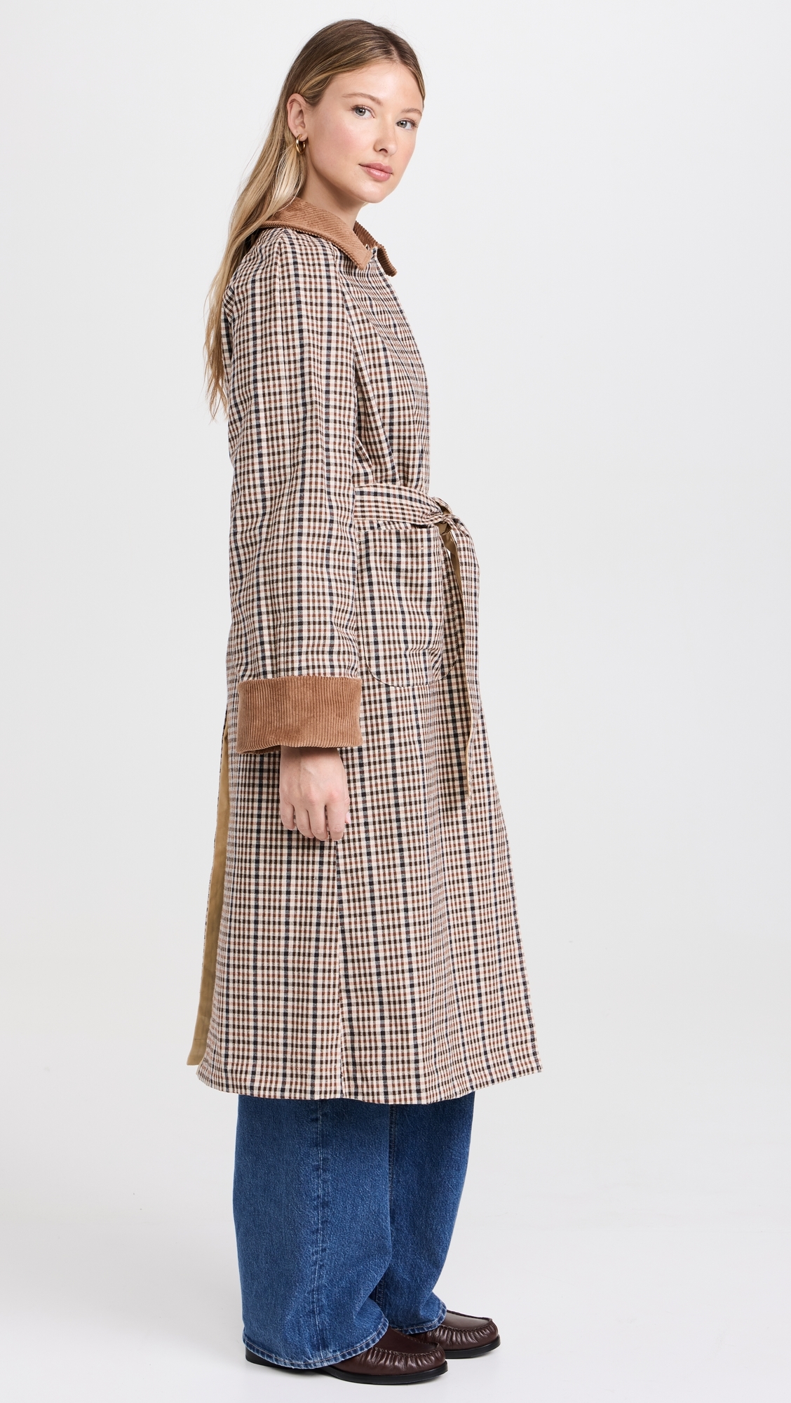 Barnaby Reversible Wax Coat Multi Check