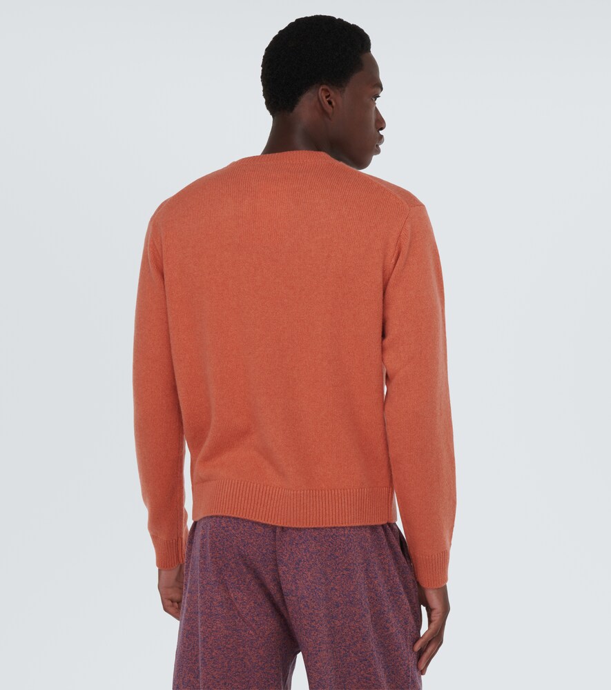 Embroidered cashmere sweater