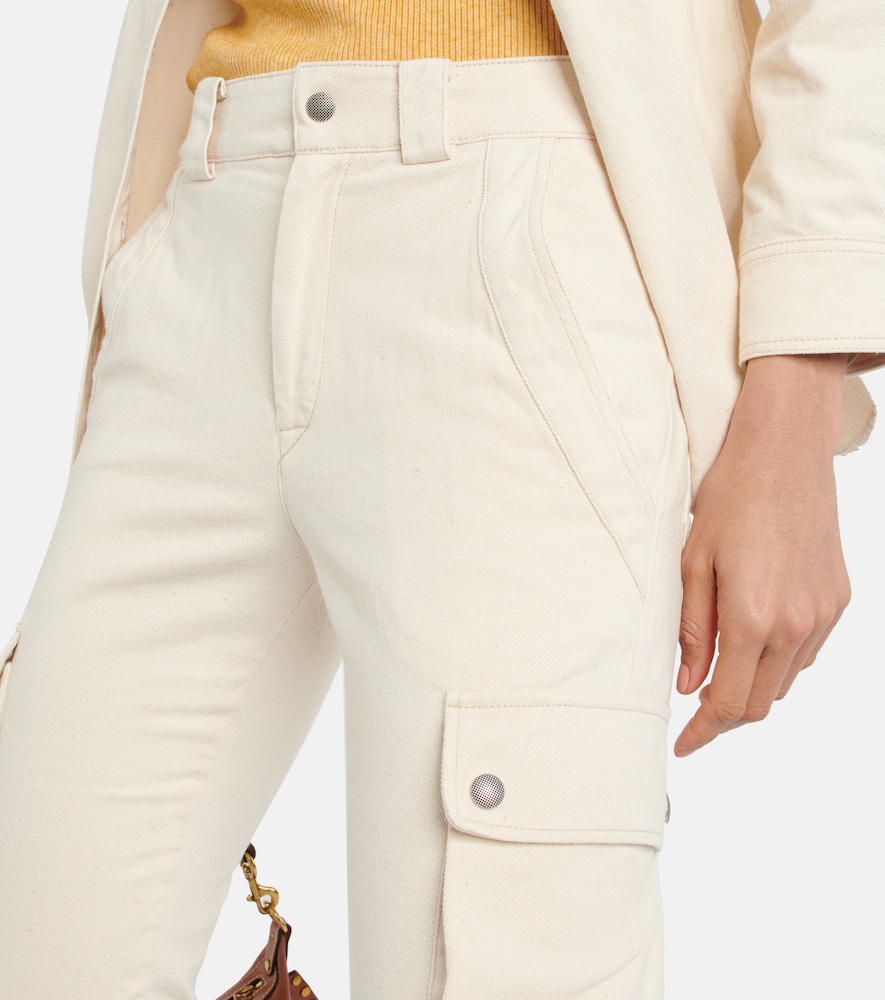 Evalia tapered cotton cargo pants