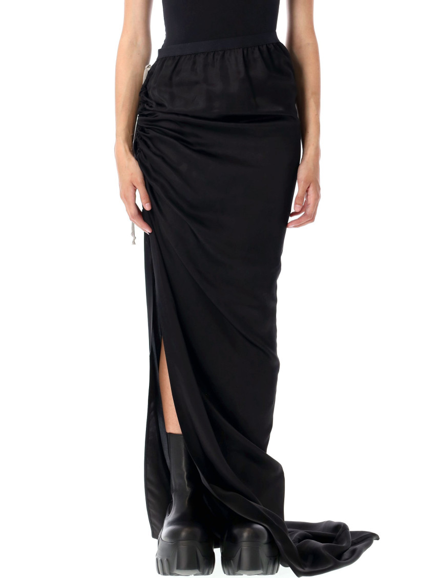 Edfu Skirt In Cupro Skirts Black