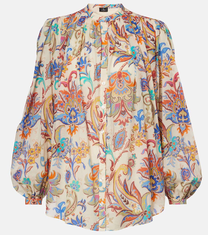 Paisley cotton blouse