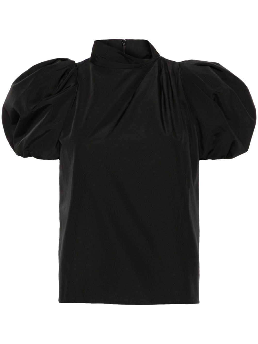 Gathered blouse - Black