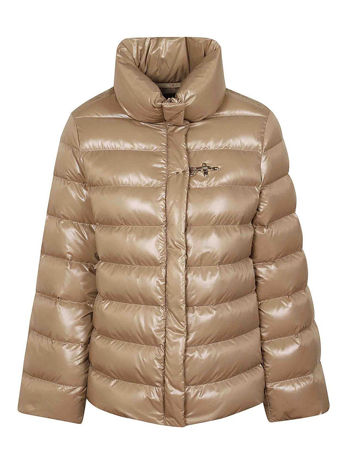 Padded nylon down jacket padded