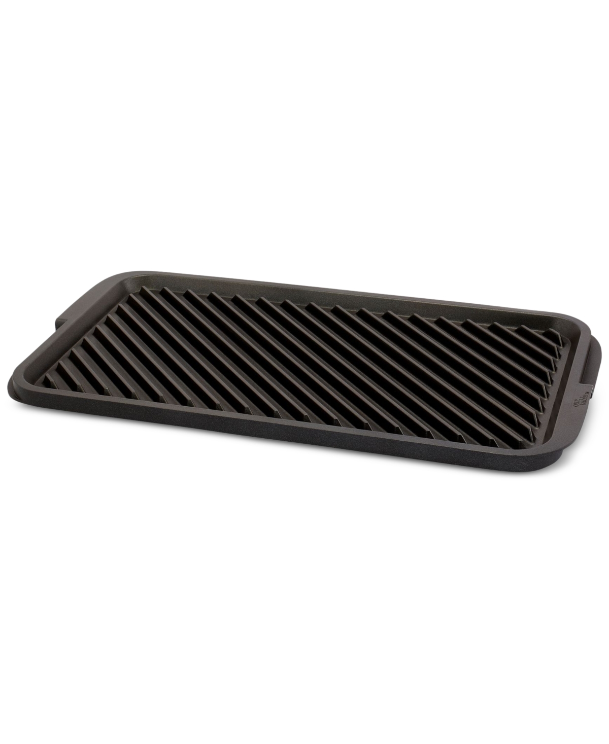Tools for Cooks Cast Aluminum Rectangular Reversible Grill Griddle - Black