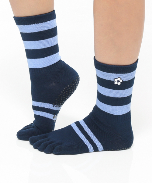 Blueberry Socks Pilates Socks Toesox Non-Slip Socks